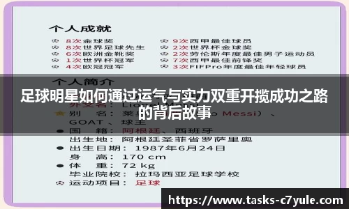 足球明星如何通过运气与实力双重开揽成功之路的背后故事